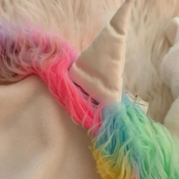 Sos white FLEECE POCKET UNICORN HOODIE L - Picture 4 of 8